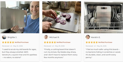 Vanotium Cutting Board customer reviews
